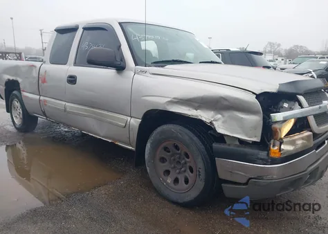 2005 Chevrolet Silverado 1500 Ls из США, поврежденный, VIN 2GCEC19T751379381